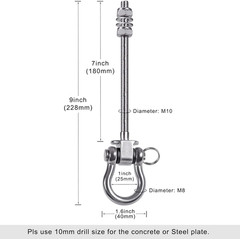Heavy Duty Swing Hangers with Bearings – 1500LB Capacity, Set of 4