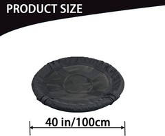 40-Inch Tree Swing Replacement Fabric，Saucer Swing Replacement Cover，Round Sa…