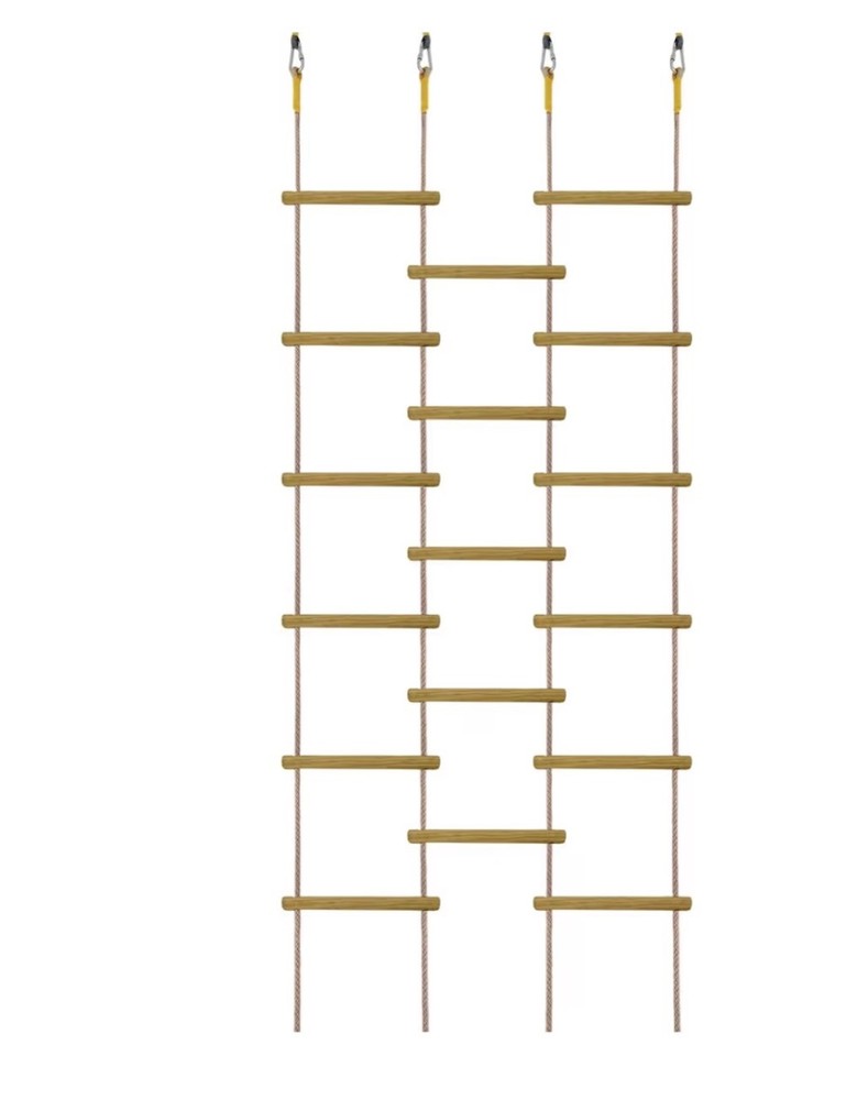 Wooden Climbing Rope Ladder For Kids