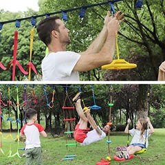 Craft Ninja Warrior Obstacle Course Accessories Kids Outdoor Play Multicolored