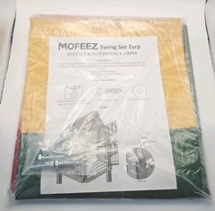 MOFEEZ 52″ x 90″ Swing Set Replacement Tarp for Play Set Outdoor Multi-Color NEW