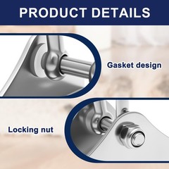 2Pcs 304 Stainless Steel Swing Hangers Heavy Duty-1000 LBS Weight Capacity,36…