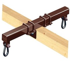 Swingset Conversion Bracket – No Tree, No Problem, Convert Your Swingset Brown