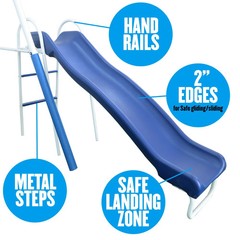 XDP Recreation Firefly Metal Frame Swing Set with 2 Firefly™-LED Swing Seats, Su