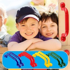 4 Pack Kids Playground Safety Handles Plastic Swingset Handle Grab Color Set 1