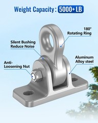 Heavy Duty Swing Hangers, Indoor-Outdoor Hooks, 2-Pack