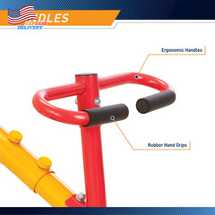 Spinning Teeter Totter Impact Absorbing Kids Playground Equipment