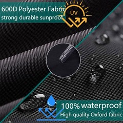 Patio Swing Cover, Durable 600D Oxford Porch Swing Canopy Cover with Zippers …
