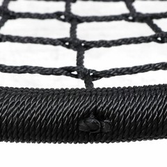 48″ Largest Web Tree Swing Set 360° Rotate Adjustable Hanging Ropes for Kids