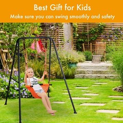 Metal Frame Full Steel Swing Stand, Hold up to 440 lbs, Outdoor or Indoor Han…