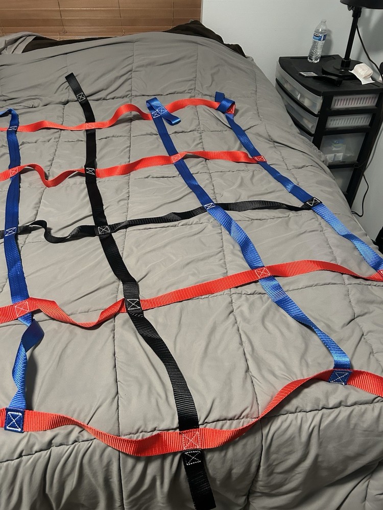 Climbing Net for Kids Outdoor, Climbing Cargo Net, 6 Feet X 5 Feet.