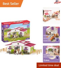 97-Piece HORSE CLUB Riding Center Playset – Imaginative Horse Adventure Toy