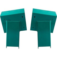 Heavy Duty Green Swing Set Brackets DIY Wooden Swing Hardware Kit with Mounting