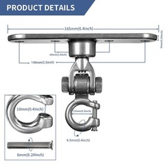 Heavy Duty Swing Hanger Smooth Operation 180° & 360° Swivel Bearings 1500 lb …
