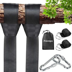 Heavy-Duty Tree Swing Hanging Kit – Supports 2200 lbs, Includes Carabiners & …