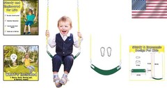 Stainless Steel Triangle Swing Seat for Family Fun – Supports Up to 440 lbs