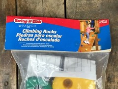 Swing-N-Slide Textured Climbing Rocks Wall Holds 4 Complete Packages (4 In Each)