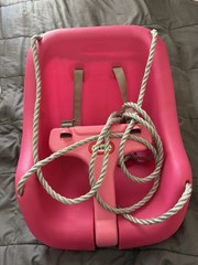 Little Tikes 2-in-1 Snug Secure High Back Swing Magenta Toddler