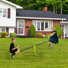 Kids Seesaw Teeter Totter Outdoor Play Set 360 Degree Rotation Toy Children