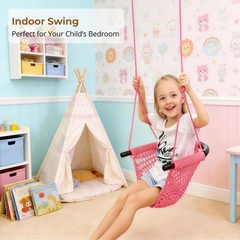 Swing Seat for Kids Heavy Duty Rope Play Secure Children Swing Set,Perfect fo…