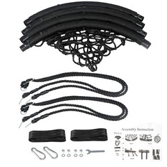 Spider Web Tree Net Swing PE Rope Large Size For Parks Playgrounds Backyard 48”
