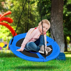 Saucer Swing for Kids – 40 Inch Outdoor Tree Swing with 660 lb Weight Capacit…