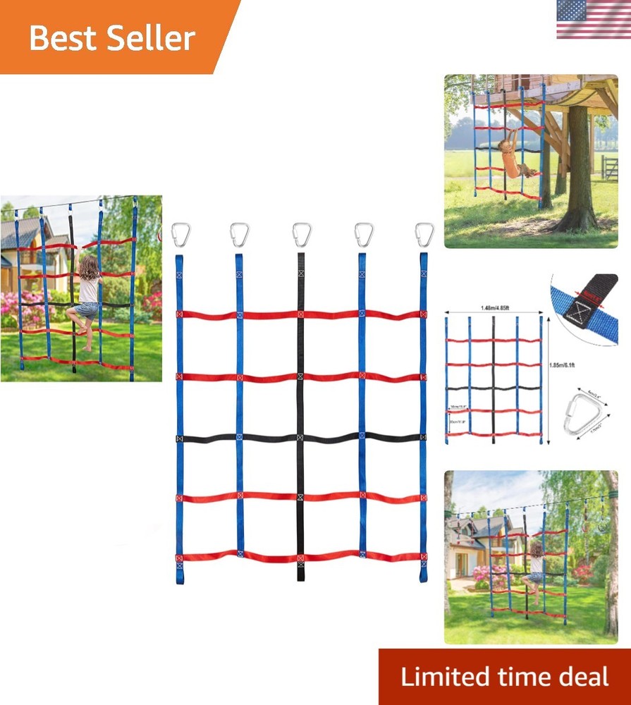 Climbing Net for Kids Outdoor, Climbing Cargo Net, Playground Accessories, Ki…