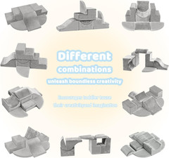 7-Piece Toddler Climbing Toys Indoor, Foam Climbing Blocks Soft Play Structures,