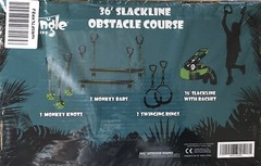Ninja Obstacle Course 7 Obstacles Monkey bars Swing Rings