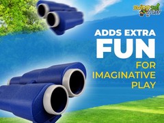 SWING SET STUFF BINOCULARS BLUE fort playground park wood accessories kids 0132