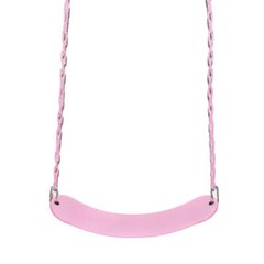 1 NEW PINK Swing Set Seat Durable Vinyl Coated Chains 120lb Capacity Playground
