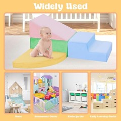 Climbing Toys for 1 Old, Foam Baby Climbing Blocks for Toddlers, 4-Piece Sof…