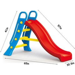 DOLU Big Water Slide – Colorful Plastic Outdoor Water Slide, Attach to Garden…