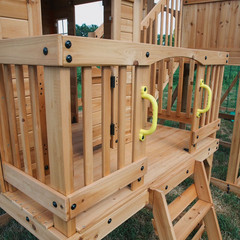Backyard Discovery Malibu Cedar Swing Set FREE SHIPPING USA