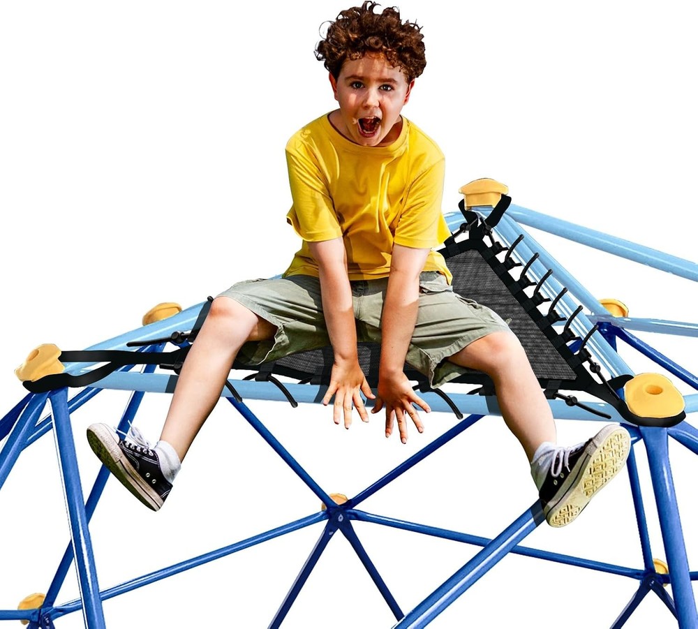 11FT Climbing Dome, Sturdy Climber Dome Accessories, Easy Net Chair for 10FT