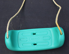 Little Tikes Swing Seat Green With Yellow Nylon Rope