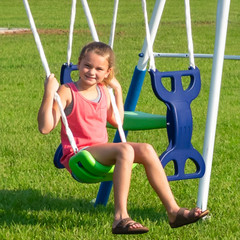 XDP Recreation All Star Metal Swing Set for 7 Kids – Fun Outdoor Play!