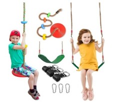 2 piece lot – SUNCITY Swing Set – Seat Swing w/Tree Climbing Rope Swing