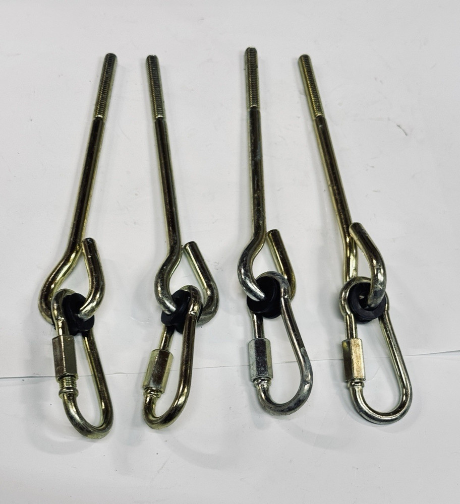4 pcs Swing Hanger Quick Link Hardware Yellow Zinc 6″