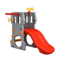 5 in 1 Indoor Outdoor Climber Toddler Slide Playset Git Kids w/Climbing Ladder