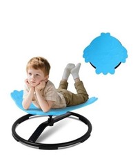 FAHKNS Spinning Chair Orange ADHD Autistic Autism Kids Sensory Sit And Spin NEW