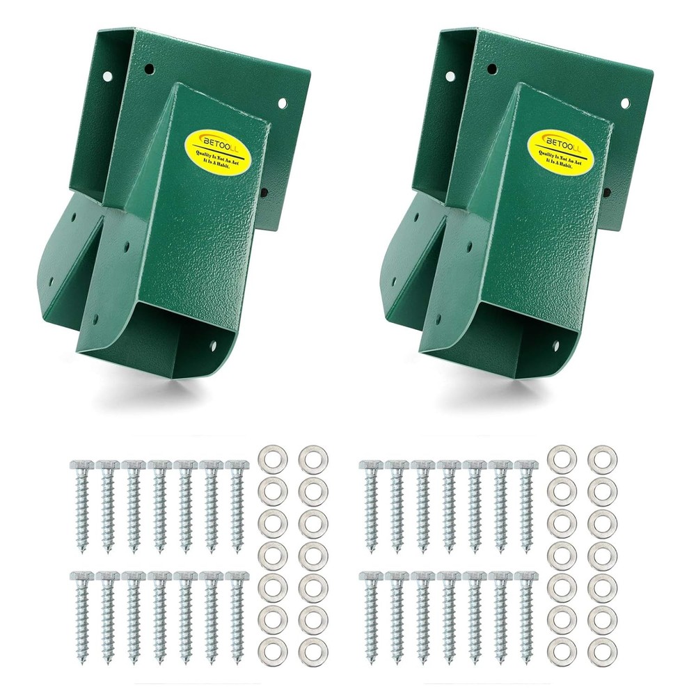 A Frame Swing Set Bracket Green Mounting Hardware Kit Swing Set Accessories