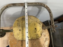 Vintage Metal Swingset Swing Seat Yellow Rare!