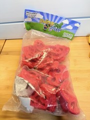 SWING SET STUFF TEXTURED ROCK HOLDS SET OF 12 MOUNTING HARDWARE red