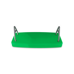 SWING SET STUFF INC. COMMERCIAL ROTOMOLDED FLAT SEAT GREEN attachment fun 0128