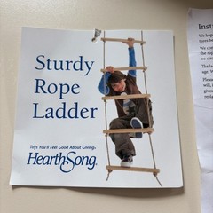 Hearthstone Sturdy Rope Ladder – New Unopened Package Ages 4+ Up To 125 Lbs