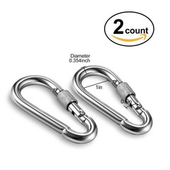 Heavy Duty Stainless Steel Hanging Kit Swing Hangers and Hammock Spring and S…