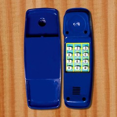 07-0014-B Children’s Blue Telephone Swing Set Accessory with Mount