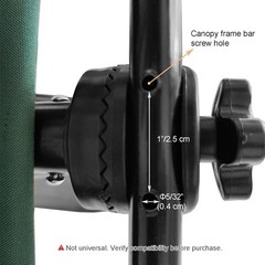 Durable Garden Swing Plastic Canopy Connectors – 2PCS Set for Easy Installation