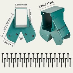 A-Frame Middle Swing Set Bracket Kit, Wood Swing Hardware for Outdoor Playground